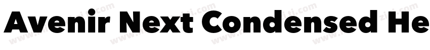 Avenir Next Condensed Heavy字体转换